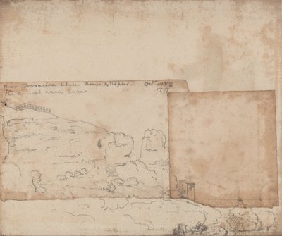 1777年10月、ローマとナポリの間のテラチーナ近郊 作： John Robert Cozens