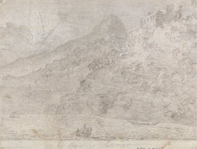 サレルノの海岸で 作： John Robert Cozens