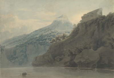 1782 年 9 月以降、ヴィエトリ近くのサレルノ湾。 作： John Robert Cozens