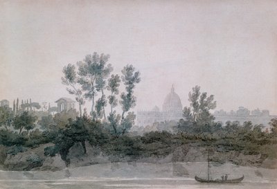 ローマ（紙にトイレ） 作： John Robert Cozens