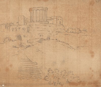 遺跡 作： John Robert Cozens