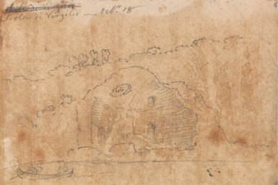 ヴァージルの学校、10 月 18 日 作： John Robert Cozens
