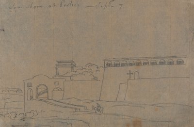 ポルティチの海岸、9 月 7 日 作： John Robert Cozens