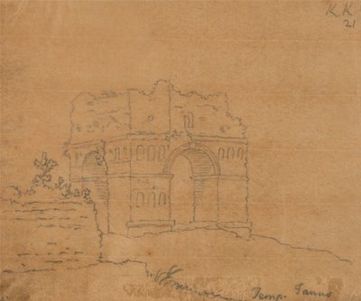 ヤヌス神殿 作： John Robert Cozens