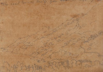 ヴィエトリからアマルフィに向かう海岸、9月19日 作： John Robert Cozens