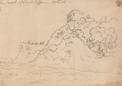 ポジリポの海岸、10 月 16 日 作： John Robert Cozens