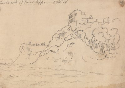 10月16日、ポジリポ海岸 作： John Robert Cozens