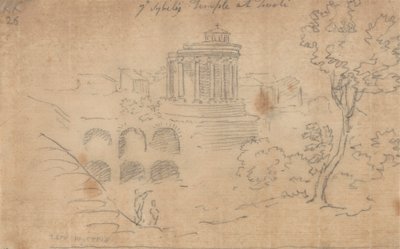 チボリのシビル神殿 作： John Robert Cozens