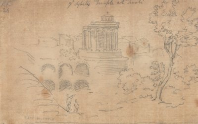 チボリのイェシビルの寺院 作： John Robert Cozens
