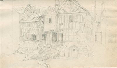 ウートクセッターの町 - [エール倉庫]: 鉛筆画, nd [?mid 19 cent] (図面) 作： John Robert Fernyhough
