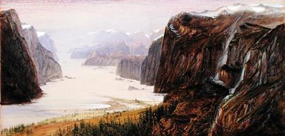 アーダルス・ソグネフィヨルド、ノルウェー、初夏の朝 作： John Robert Mather