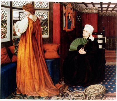 ジュリエットと彼女の看護師 作： John Roddam Spencer Stanhope