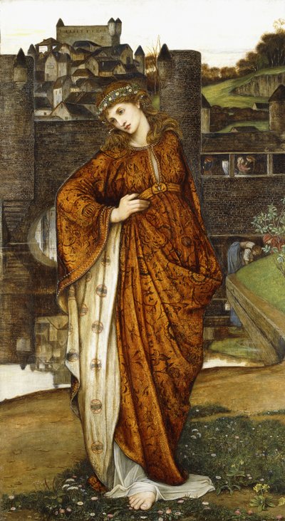 水門の聖母、 作： John Roddam Spencer Stanhope