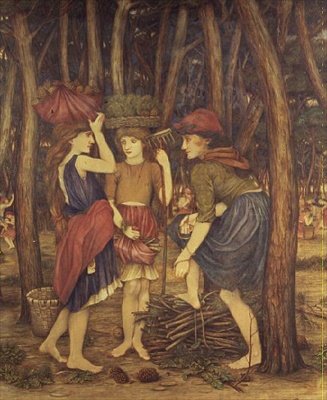 松の森 作： John Roddam Spencer Stanhope