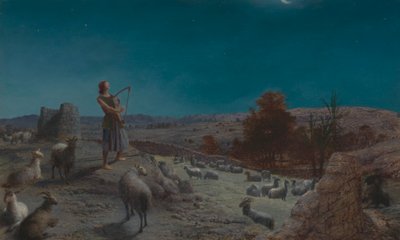 Daavid, tuleva Israelin kuningas, paimenena Betlehemissä 作： John Rogers Herbert