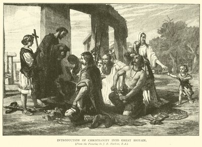 イギリスへのキリスト教の導入 作： John Rogers Herbert