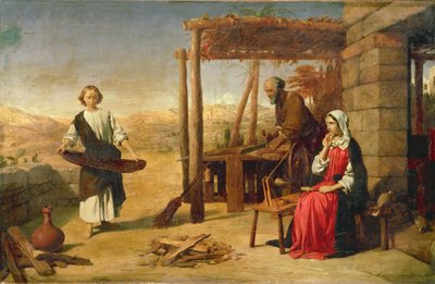 ナザレで両親に服従する救世主、1860 作： John Rogers Herbert