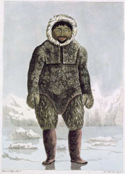 ダニエルハヴェル（1785-1826）1819によって刻まれたプリンスリージェンツベイの先住民、エルビック 作： John Ross