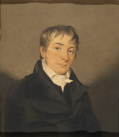 見知らぬ男の肖像 作： John Rubens Smith