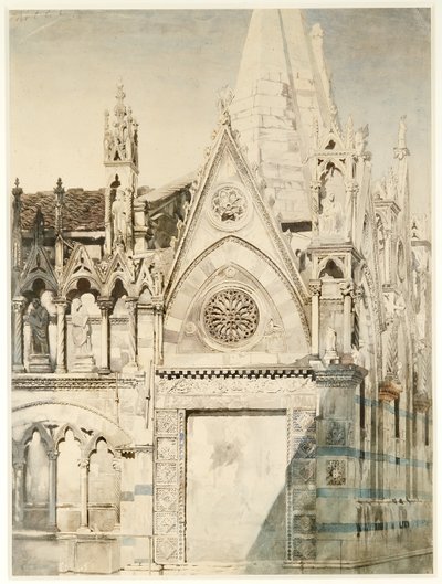 サンタ マリア デッラ スピナ、イースト エンド、ピサ、イタリア 作： John Ruskin