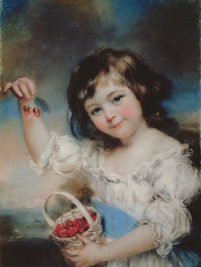 さくらんぼの小さな女の子 作： John Russell