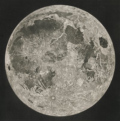 月面地図作成、1805年から2006年 作： John Russell