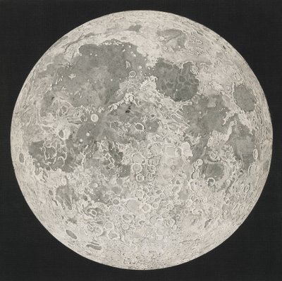 月面地図作成、1805年から2006年 作： John Russell