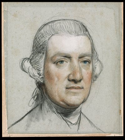 ネヴィル・マスケリン（1732-1811）1776年頃（紙にチョーク） 作： John Russell