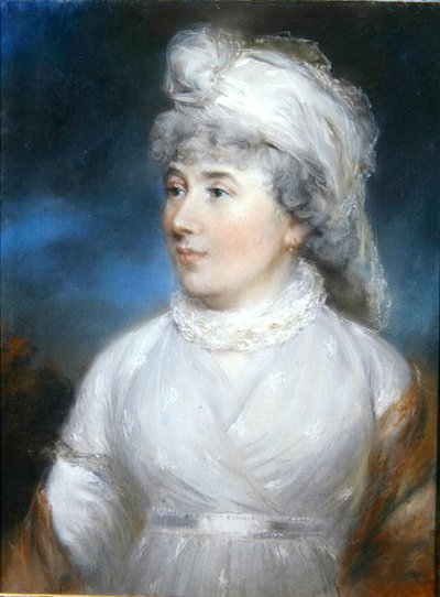 カラザース夫人の肖像（パステル画） 作： John Russell