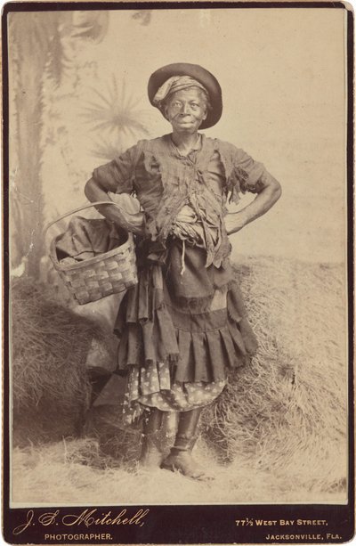 女性の肖像,c.1890年代（写真） 作： ジョン・S・ミッチェル