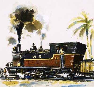 西部鉄道のナローゲージWTクラス・バグノール製タンク機関車 作： ジョン・S・スミス