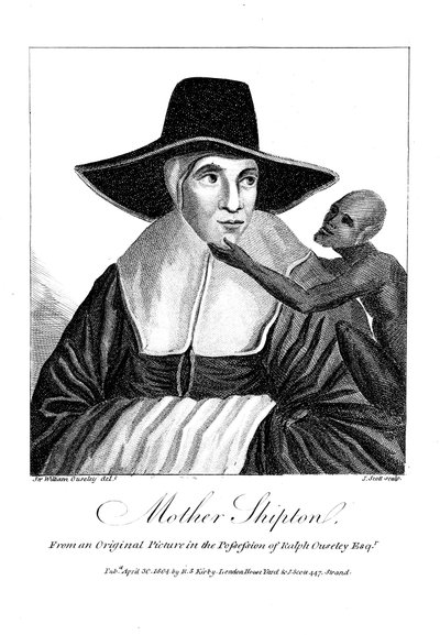 マザーシップトン1488-c1560英語の魔女と預言者、1804 作： John Scott