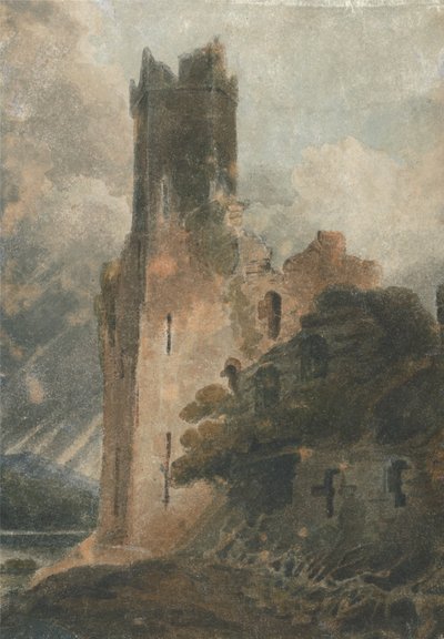 Aキャッスル・タワー（ケアナーヴォン城） 作： John Sell Cotman