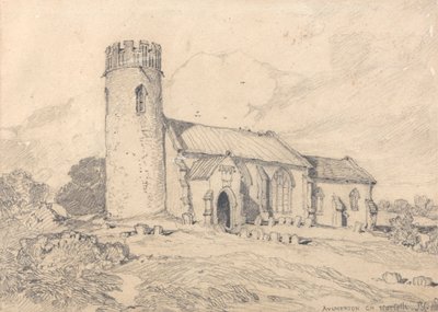 アイルマートン教会; 南西出身のノーフォーク 作： John Sell Cotman