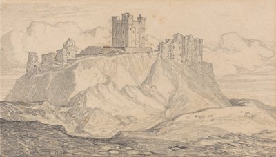 ノーサンバーランド州バンバラ城 作： John Sell Cotman