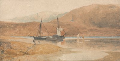バーマス河口とケイダー・イドリス、北ウェールズ 作： John Sell Cotman