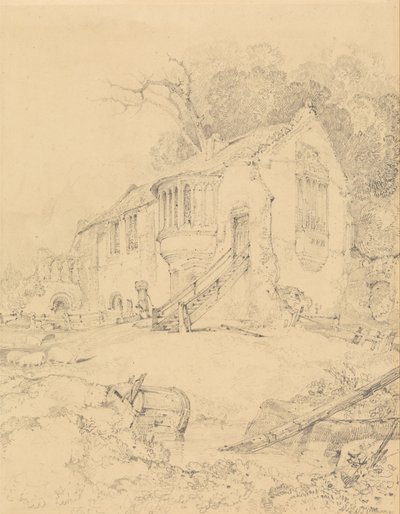 キャッスル・エーカー修道院（ノーフォーク州 作： John Sell Cotman