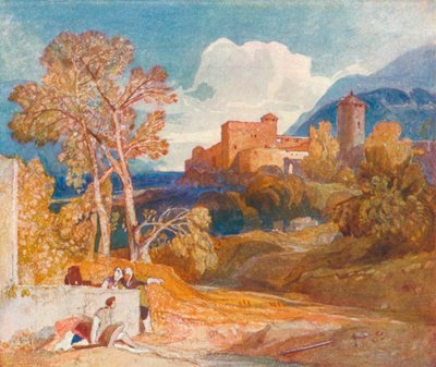 古典的な風景、c1832 作： John Sell Cotman