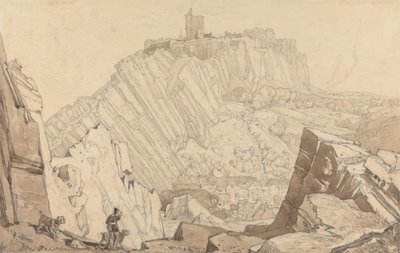 Domfront, Olhando para o Sudeste 作： John Sell Cotman