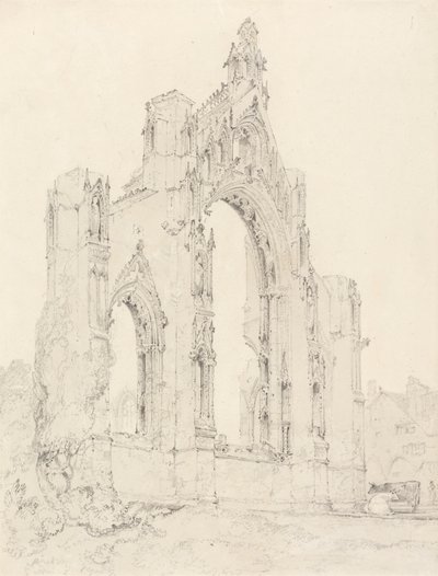 ハウデン教会の東端、ヨークシャー 作： John Sell Cotman