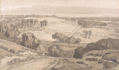 ノリッチ近郊ホルト・ヒース 作： John Sell Cotman