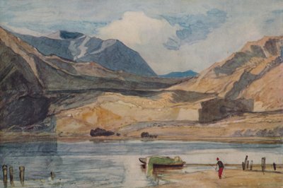 ウェールズの湖、1923 作： John Sell Cotman