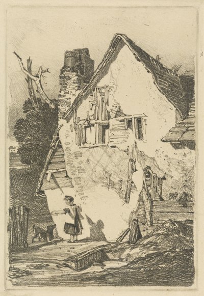 レイナム、1808年頃（軟らかいエッチング） 作： John Sell Cotman