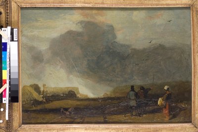 ノルマンディーの風景（油彩・キャンバス） 作： John Sell Cotman