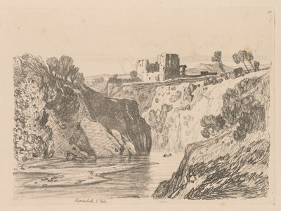Liber Studiorum: Plate 27, Kilgarren Castle, N. Wales 作： John Sell Cotman