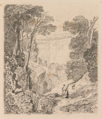 Liber Studiorum: プレート 2、クリフトンの眺め 作： John Sell Cotman