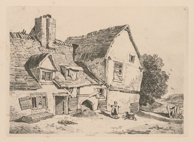 Liber Studiorum: プレート 38、Deptford でのビュー 作： John Sell Cotman
