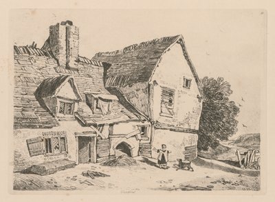 研究は無料のプレート38です。 作： John Sell Cotman