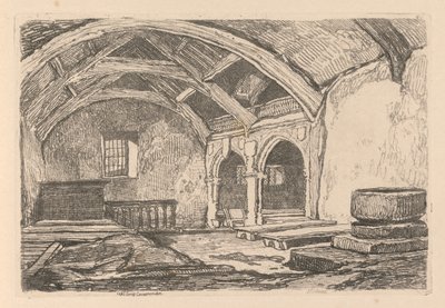研究は無料です。Plate42、Capel Carrig、vonshire、1838。 作： John Sell Cotman