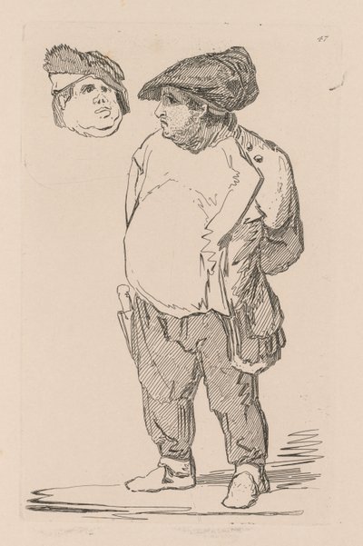 学習書: プレート 47、研究 作： John Sell Cotman